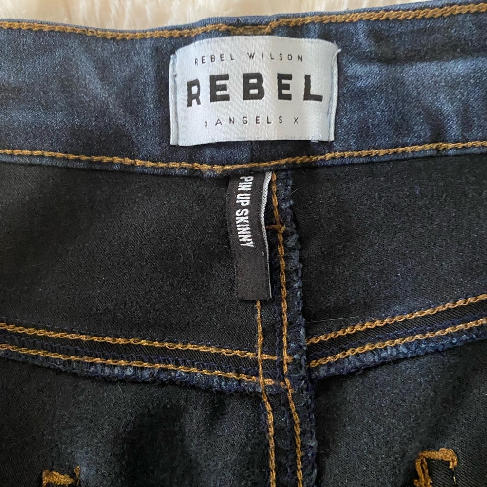 👖Rebel x Angels Pin-Up Skinny Jeans - Picture 5 of 12